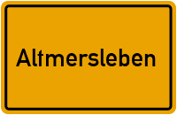 City Sign Altmersleben