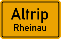 Römerstraße in AltripRheinau