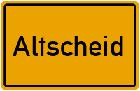 City Sign Altscheid