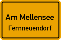 Dorfstraße in Am MellenseeFernneuendorf