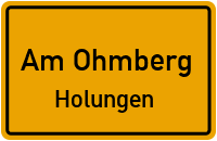 Feldstraße in Am OhmbergHolungen