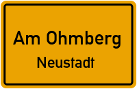 Pfingstrasenstraße in Am OhmbergNeustadt