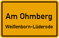 Kirchstraße in Am OhmbergWeißenborn-Lüderode