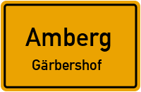 Hofmarkweg in 92224 Amberg (Gärbershof)