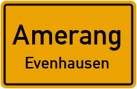 Straßenverzeichnis Amerang Evenhausen