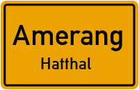 Straßenverzeichnis Amerang Hatthal