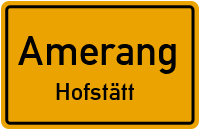 Straßenverzeichnis Amerang Hofstätt