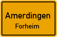 Dorfstraße in AmerdingenForheim