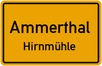 Straßenverzeichnis Ammerthal Hirnmühle