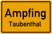 Straßen in Ampfing Taubenthal
