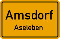 Straßen in Amsdorf Aseleben
