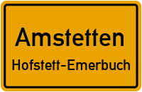 Straßenverzeichnis Amstetten Hofstett-Emerbuch