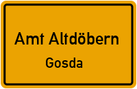 Mühlenstraße in Amt AltdöbernGosda