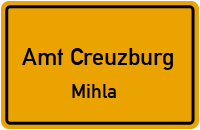 Untere Lohfeldstraße in Amt CreuzburgMihla