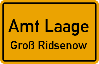 Waldweg in Amt LaageGroß Ridsenow