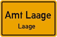 Hauptstraße in Amt LaageLaage