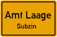 Subziner Weidenweg in Amt LaageSubzin