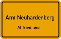 Klosterstraße in Amt NeuhardenbergAltfriedland