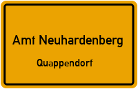 Waldweg in Amt NeuhardenbergQuappendorf