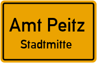 Mauerstraße in Amt PeitzStadtmitte