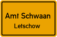 Dörpstraat in Amt SchwaanLetschow