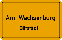 Ohrdrufer Straße in 99334 Amt Wachsenburg (Bittstädt)