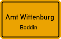 Schweriner Straße in Amt WittenburgBoddin