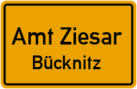 Bücknitzer Straße in Amt ZiesarBücknitz