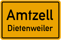 Straßenverzeichnis Amtzell Dietenweiler