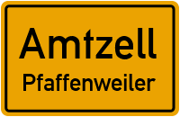 Straßenverzeichnis Amtzell Pfaffenweiler