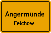 Schwedter Straße in AngermündeFelchow