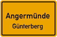 Chausseestraße in AngermündeGünterberg