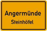 Steinhöfler Straße in AngermündeSteinhöfel