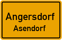 Straßen in Angersdorf Asendorf