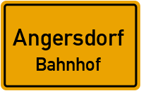 Straßen in Angersdorf Bahnhof
