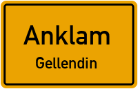 Gellendiner Landstraße in AnklamGellendin
