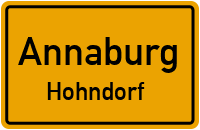 Dorfstraße in AnnaburgHohndorf
