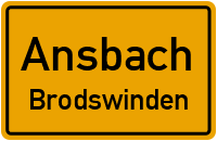 Wallersdorfer Straße in AnsbachBrodswinden
