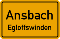 Straßen in Ansbach Egloffswinden