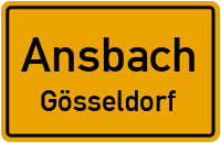 Straßen in Ansbach Gösseldorf