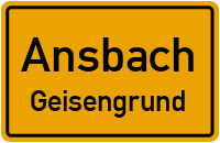 Straßenverzeichnis Ansbach Geisengrund