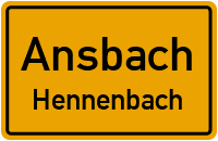 Bernadottestraße in 91522 Ansbach (Hennenbach)