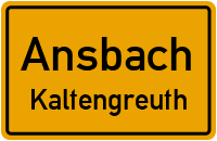 Straßen in Ansbach Kaltengreuth