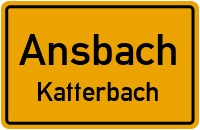 Straßenverzeichnis Ansbach Katterbach
