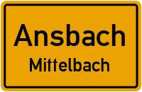 Straßen in Ansbach Mittelbach