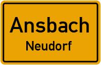 Straßen in Ansbach Neudorf
