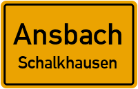 Rathausstraße in AnsbachSchalkhausen