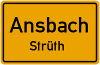 Straßenverzeichnis Ansbach Strüth