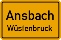 Straßen in Ansbach Wüstenbruck