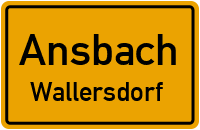 Straßen in Ansbach Wallersdorf